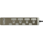 Schneider Electric 施耐德電氣 TSH34ACUSB_3_GH 13A四位安全拖板連獨立開關 連LED指示燈及兩位USB充電插座 30W PD3.0 Type A+C (連3米線)